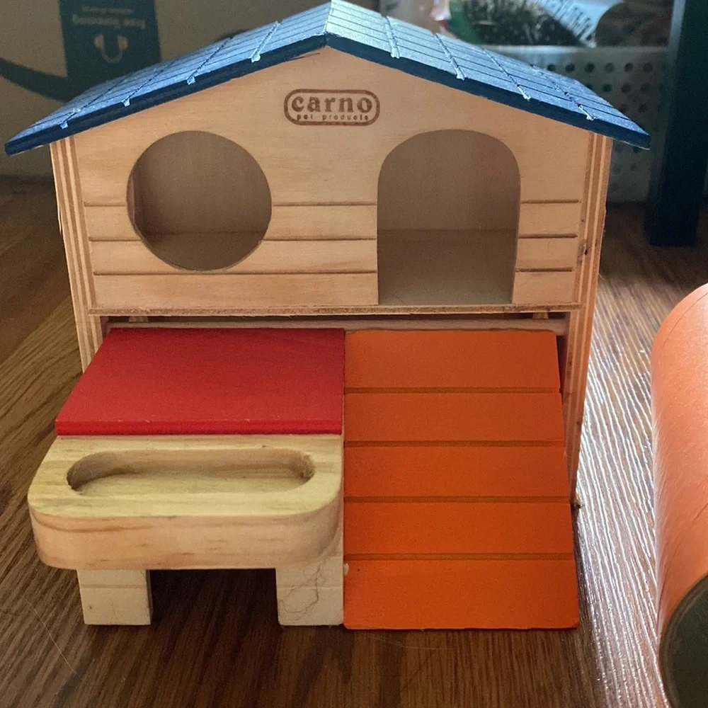 Hamster play hut + tube